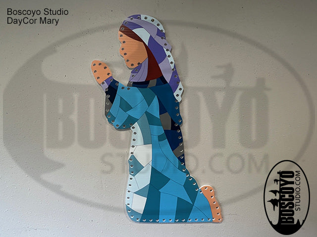 DayCor HiRes Stained Glass Nativity Characters 48" (NO STABLE)