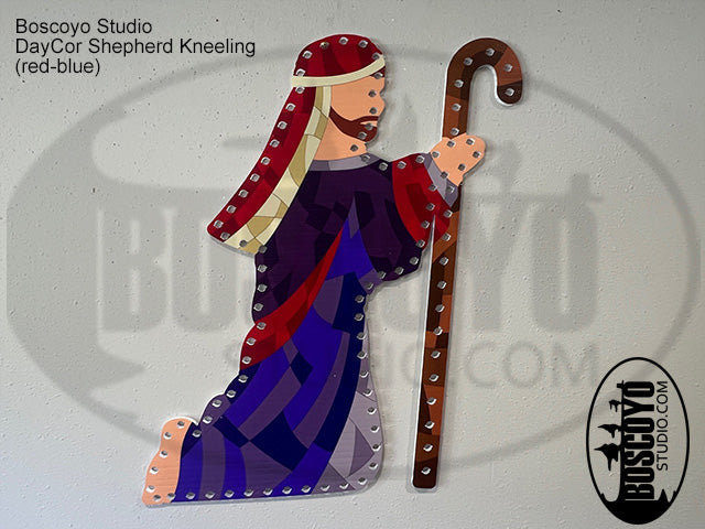 DayCor HiRes Stained Glass Nativity Characters 48" (NO STABLE)