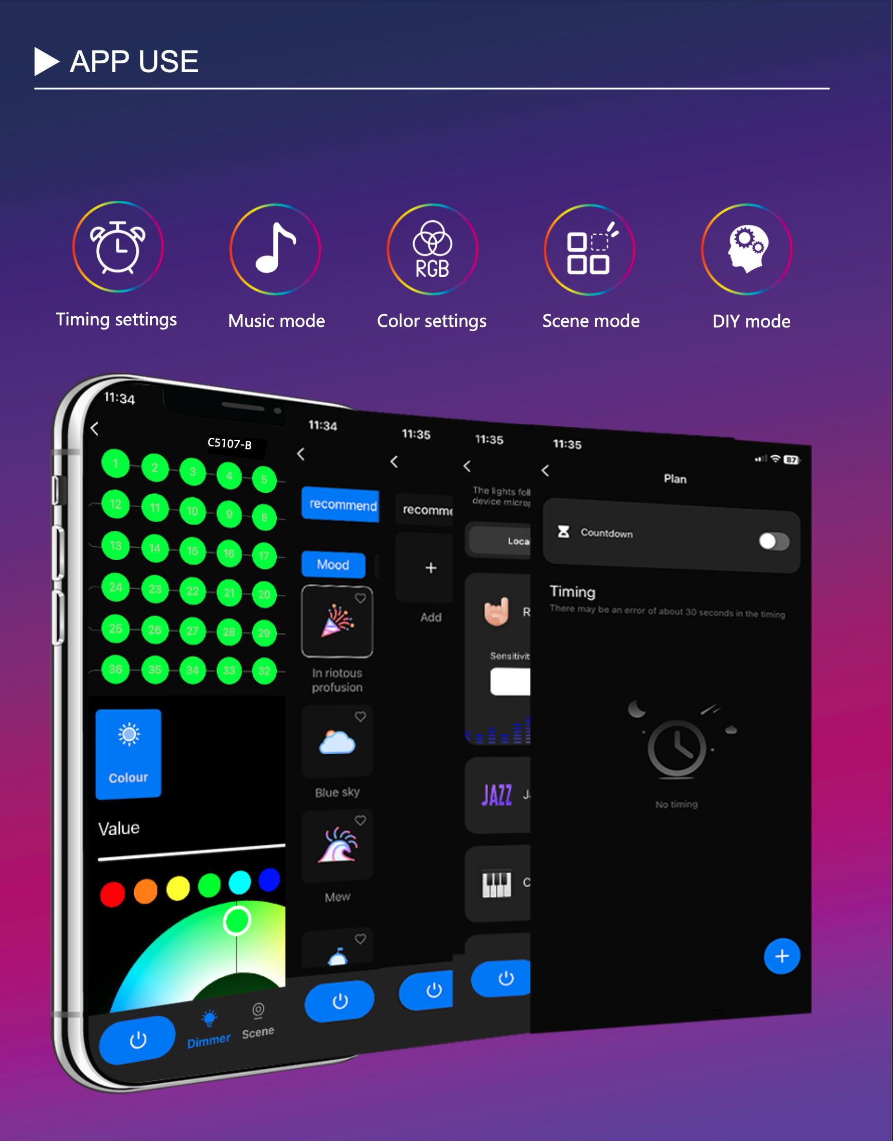 Magicolour Permanent Outdoor Lights – 100ft RGBW Smart Lighting System