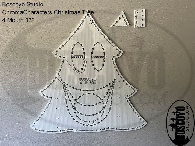 ChromaCharacters Christmas Tree 4 Mouth 36" with Bow