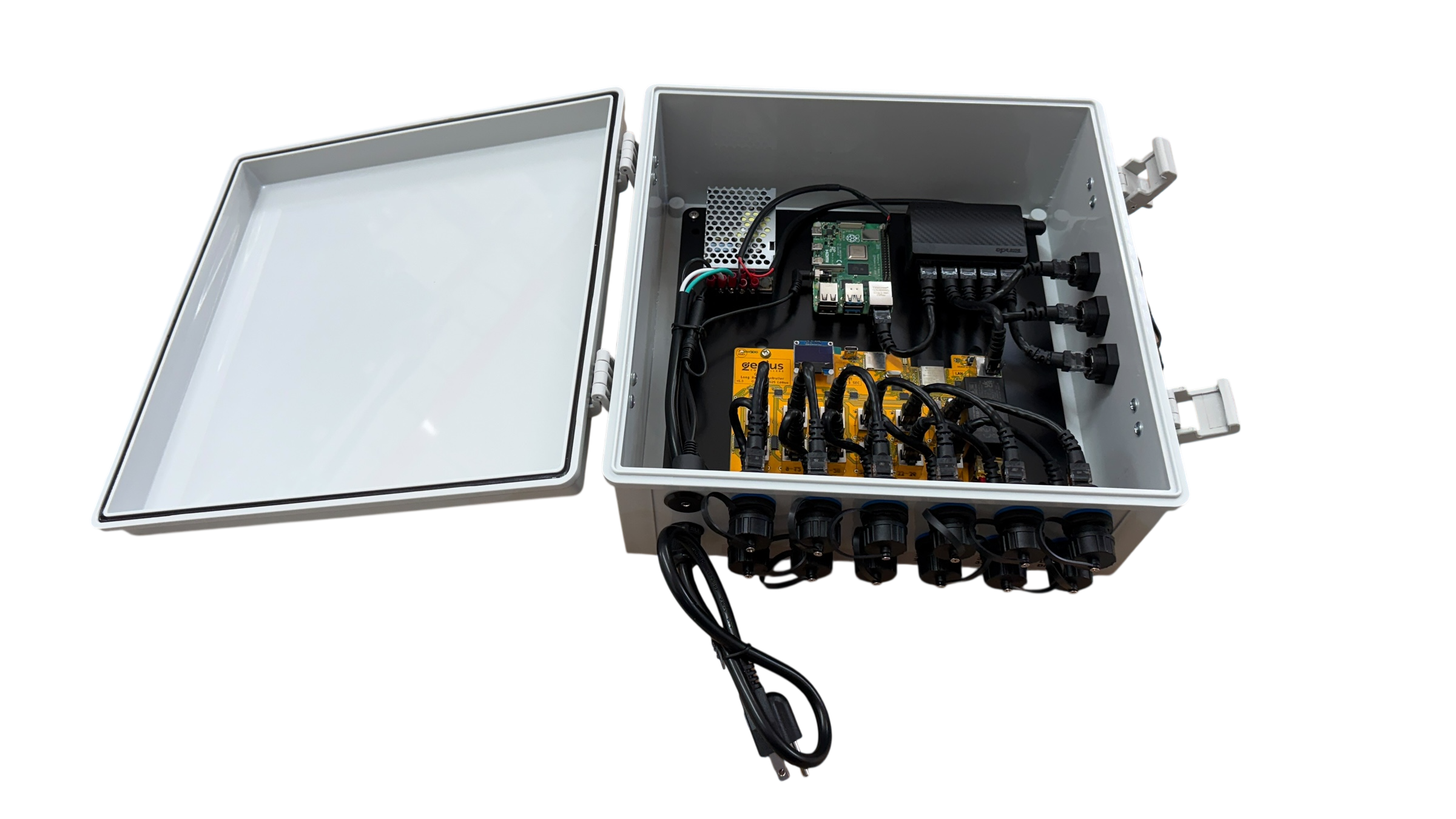 MLS ShowRunner™ 16 - Pixel Controller – 16 Port Controller with Raspberry Pi & 600W Meanwell Power Supply