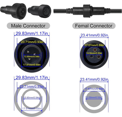 Weatherproof Cables for Magicolour Aura Outdoor Moving Heads