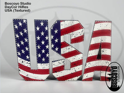DayCor® HiRes USA (Patriotic Letters)