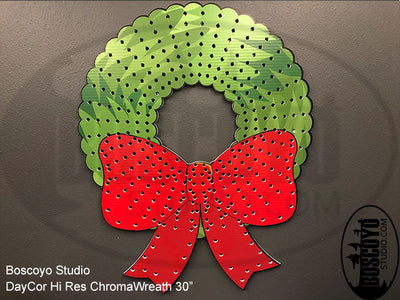 DayCor™ HiRes ChromaWreath Bottom Bow 30"