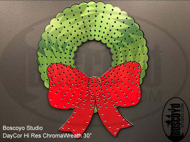 DayCor™ HiRes ChromaWreath Bottom Bow 30" (NO SLIT)
