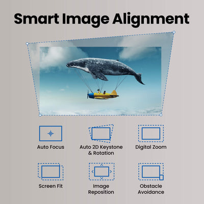 BenQ GP520 | 4K HDR 2600lm Home Entertainment Projector with Google TV