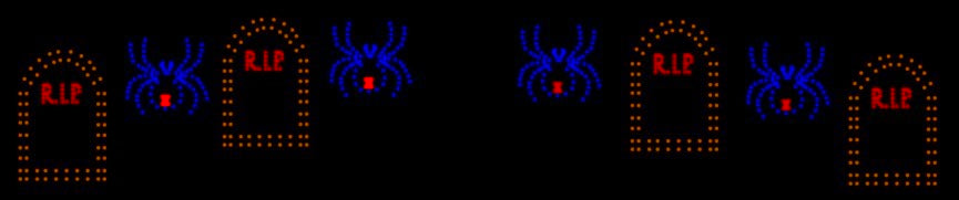 Tombstones and Spiders Add-On for Magical Halloween Package Only