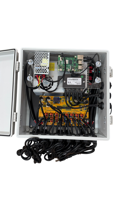 MLS ShowRunner™ 16 -  Pixel Controller – 16 Port Controller with Raspberry Pi & 600W Meanwell Power Supply