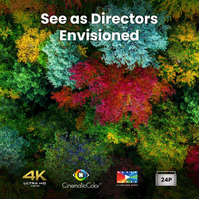 BenQ W4100i | 4K HDR LED Smart Projector with 100% DCI-P3 & AI Cinema