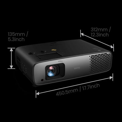 BenQ W4100i | 4K HDR LED Smart Projector with 100% DCI-P3 & AI Cinema